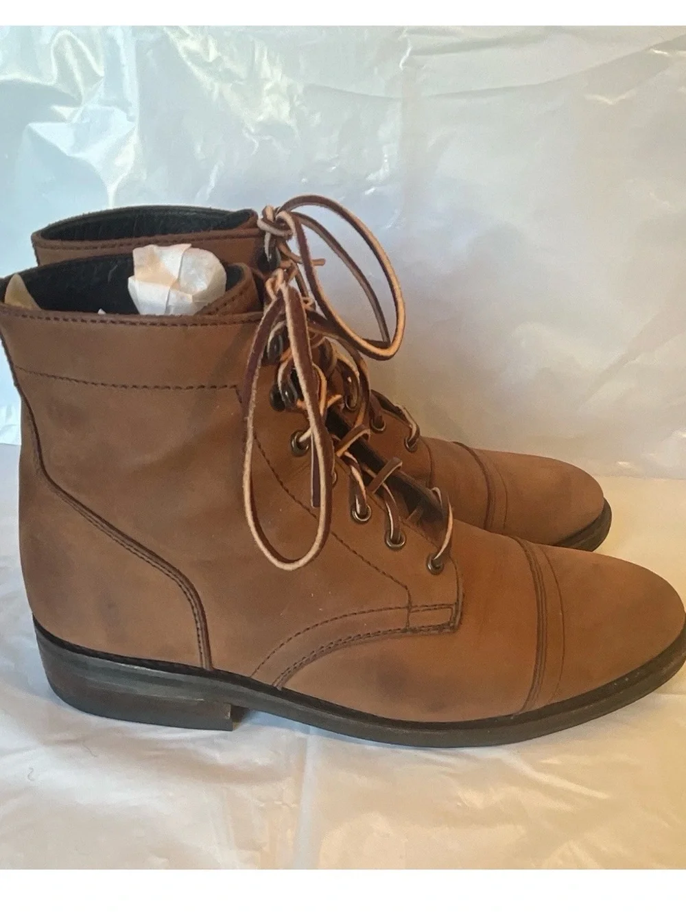 Thursday Boot Co Captain Arizona Adobe Boots Size 9.5 Leather Cap Toe